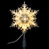 Vickerman Silver-White Snowflake Tree Topper - view 2 of 6