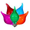 Vickerman LED G45 Glass Flame Tip Bulb - view 2 of 4