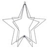Vickerman Warm White LED Star Wire Silhouette - view 2 of 4