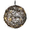 60Lt x 3Pc 8-10-12" LED Rattan Ball Set - view 3 of 5