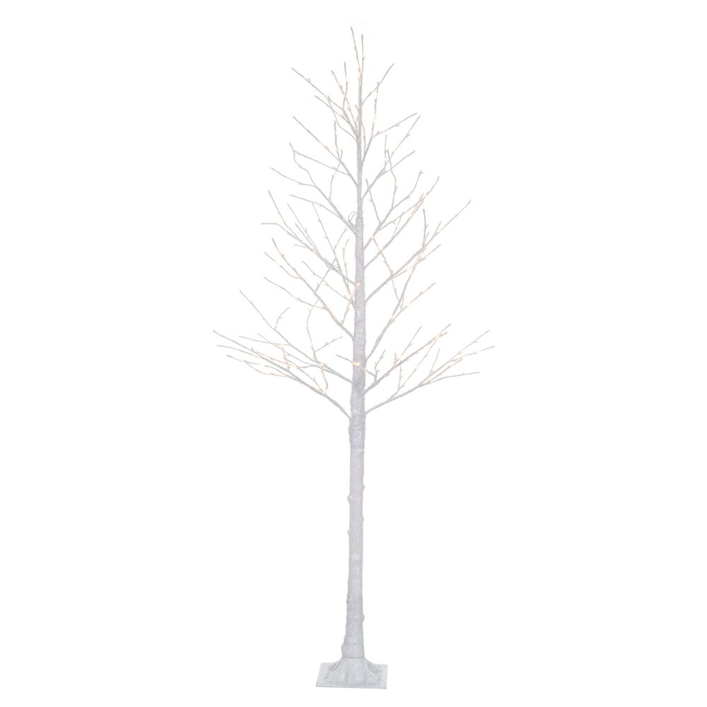 Vickerman White Icy Twig Tree LED Outdoor WW
