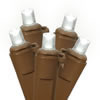 Vickerman Single Mold Wide Angle Brown Wire LED Christmas light set, Poly Bag - view 1 of 2