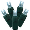 Vickerman Single Mold Wide Angle Green Wire LED Christmas light set, Poly Bag - view 1 of 2