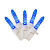 Vickerman 70Lt LED Twkl/WW M5 Icicle EC Set 9' - view 1 of 2